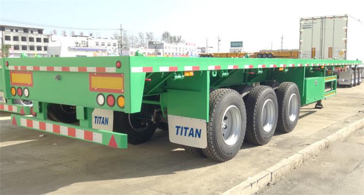 China 3 Axle 40 Feet Flatbed Trailer for Sale Manufacturers