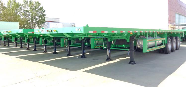 China 3 Axle 40 Feet Flatbed Trailer for Sale Manufacturers