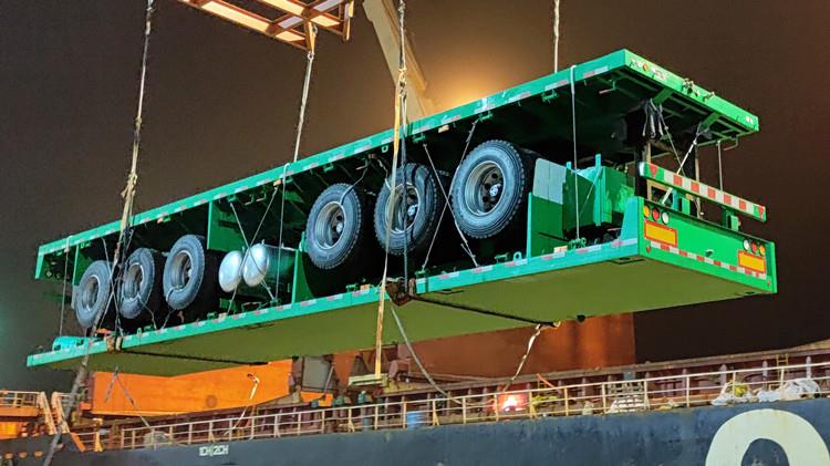 China 3 Axle 40 Feet Flatbed Trailer for Sale Manufacturers