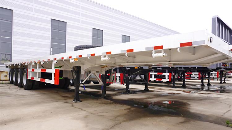 4 Axle 48 ft Flatbed Trailer for Sale Near Me in Zimbabwe