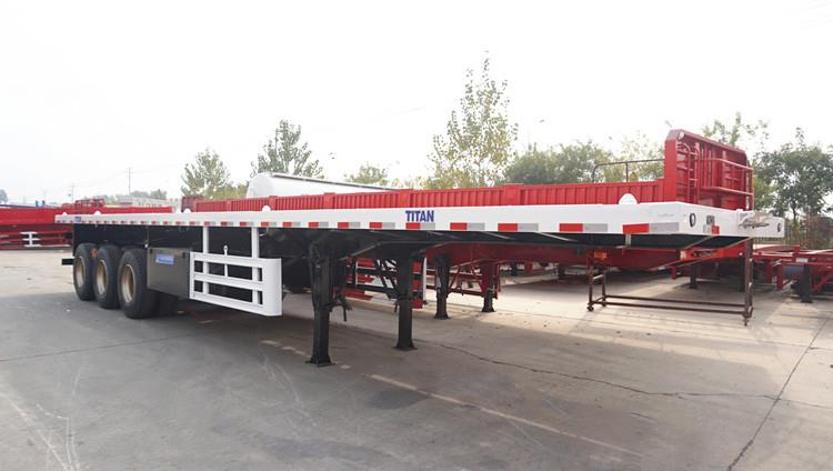 3 Axle 40 Foot Flatbed Semi Trailer for Sale