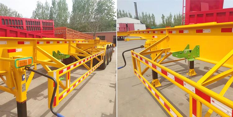 Tri Axle 40 FT Shipping Container Chassis Trailer for Sale