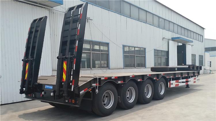 4 Axle Low Loader Trailer 100 Ton for Sale