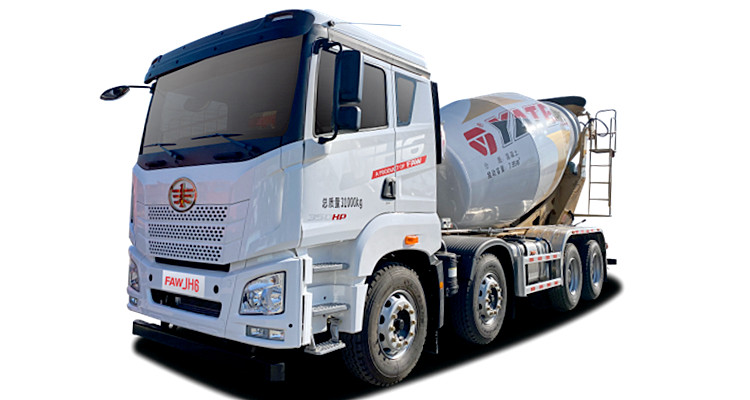 Faw JH6 8x4 8cbm Cement Mixer Truck Price 2020
