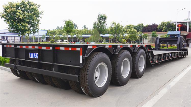 120 Ton Hydraulic Detachable Neck Lowboy Trailer for Sale