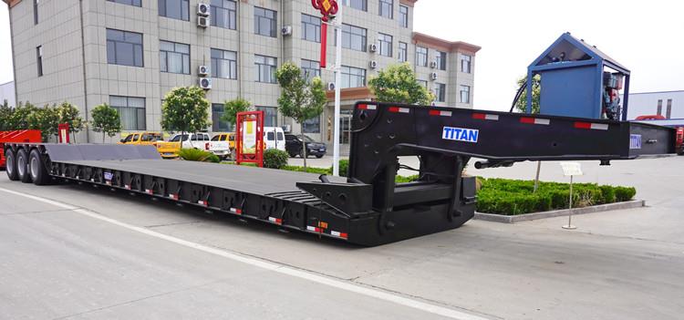 120 Ton Hydraulic Detachable Neck Lowboy Trailer for Sale