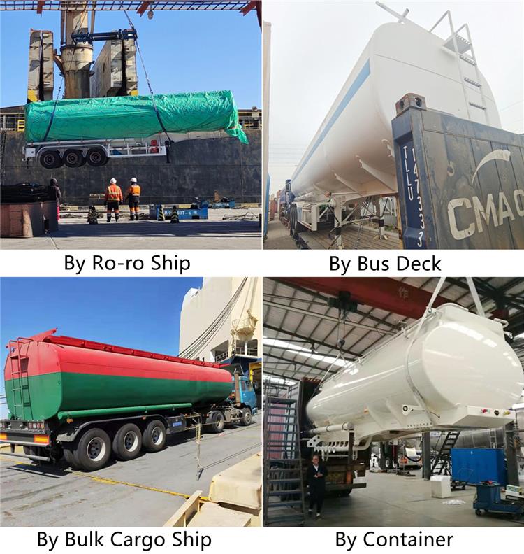 Tri Axle 45000 Liters Fuel Tanker Trailer for Sale Price