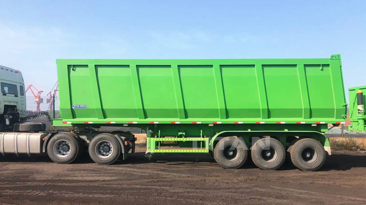 New 3 Axle 33cbm Hydraulic Tipper Trailer for Sale