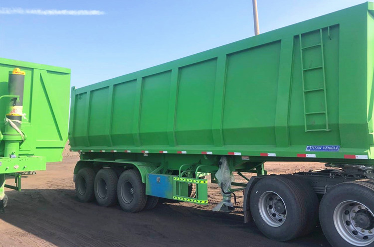 New 3 Axle 33cbm Hydraulic Tipper Trailer for Sale