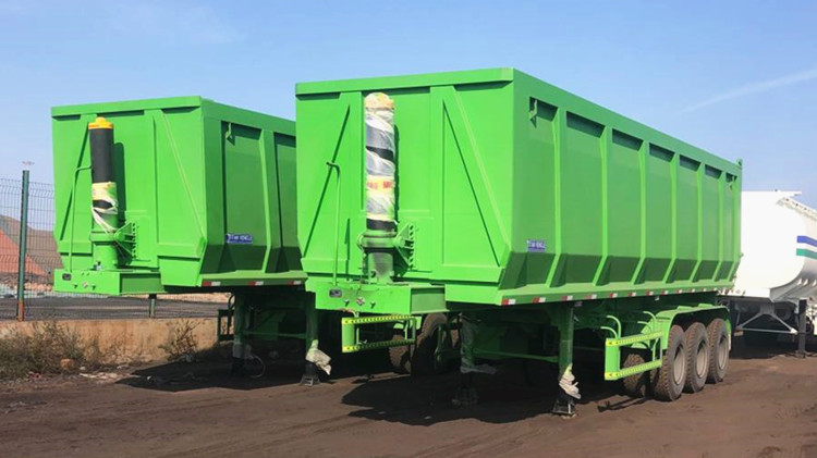 New 3 Axle 33cbm Hydraulic Tipper Trailer for Sale