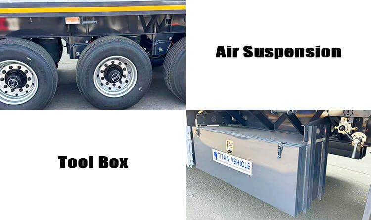 3 Axle 40 Ft Flatbed Truck Trailer for Sale in Nigeria