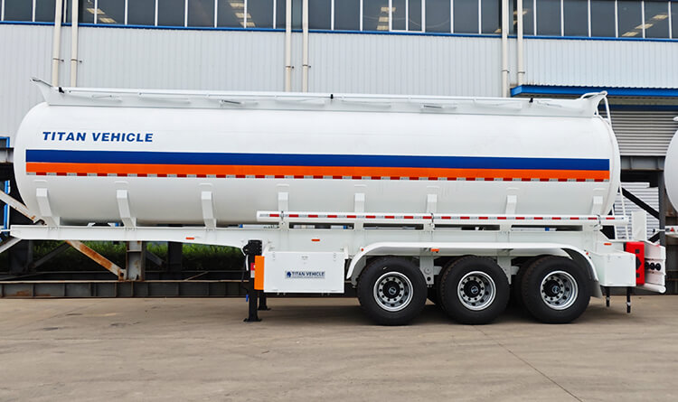 3 Axle 42000 Liters Fuel Tanker Trailer for Sale in Tanzania