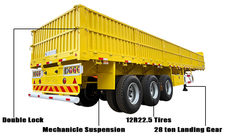 3 Axle Side Wall Trailer for Sale in DR Congo