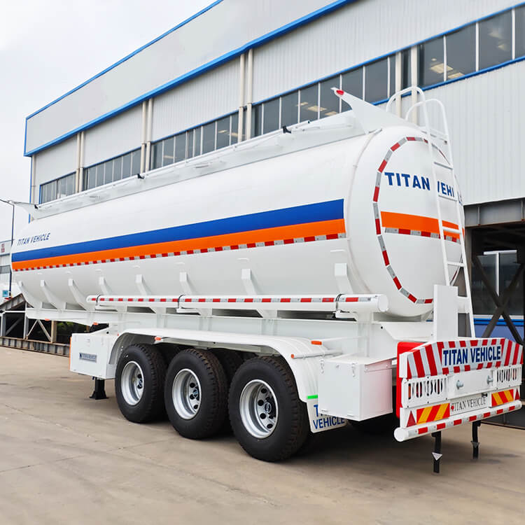 3 Axle 42000 liters Fuel Tanker Trailer