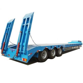 3 Axle Lowbed Truck Trailer